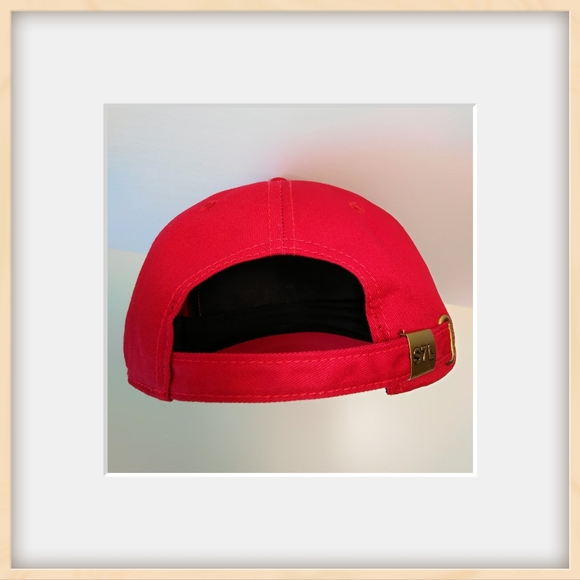 S7L Signature 7 Label cotton twill baseballcap/burgundy - Picture 5 of 5